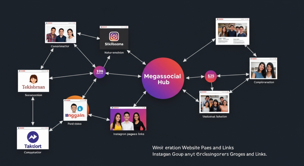 mega social media hub